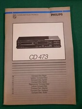 PHILIPS CD-473 MANUALE USO DIVERSE LINGUE 