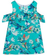 Abito A-Line Floreale Per