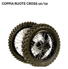 COPPIA DI 2 RUOTE COMPLETE
