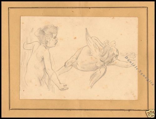 Disegno originale 1800 - disegno, matita