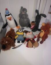 DISNEY E DREAMWORKS LOTTO PELUCHE PLUSH MADAGASCAR RED & TOBY MINIONS  PETS ECC