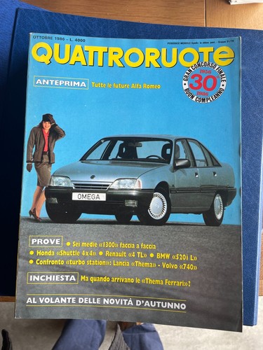 Rivista quattroruote ottobre - rivista,