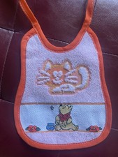 Bavaglino Ricamato A Mano Winnie The Pooh