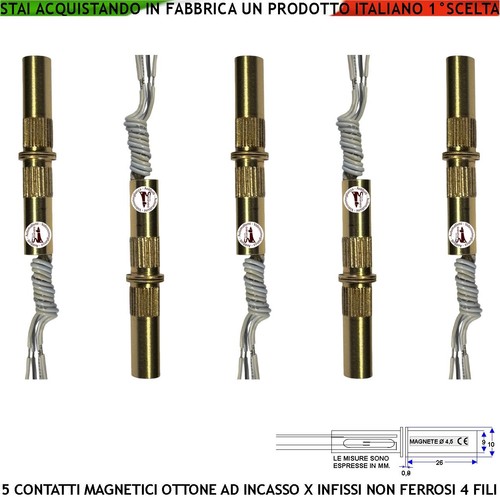 Contatto magnetico cilindrico - magnetico,