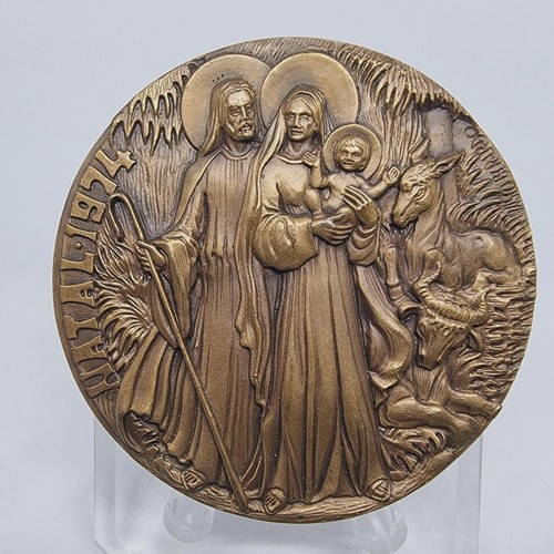 Medaglia bronzo sacra - medaglia, /