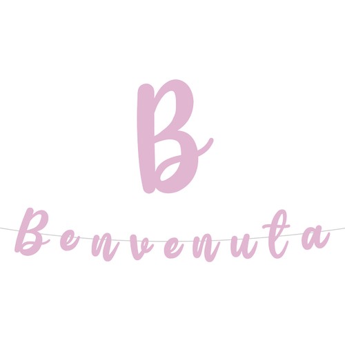 Festone carta benvenuta - in,