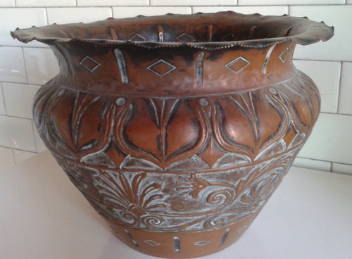 Vaso rame antico - vaso, cm
