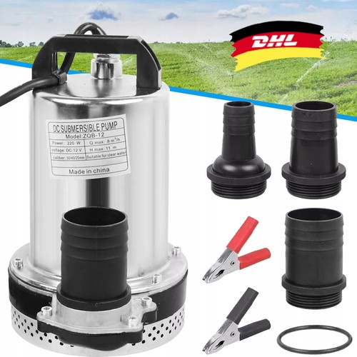 Pompa sommersa 12v 8000l - pompa,