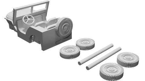Carrozzeria per jeep - jeep, willys