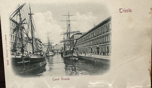 Cartolina nave ship trieste - nave,