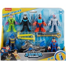 Fisher-Price Imaginext DC Super Friends Set Deluxe 6 Personaggi