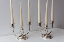 COPPIA DI CANDELABRI 3 FUOCHI