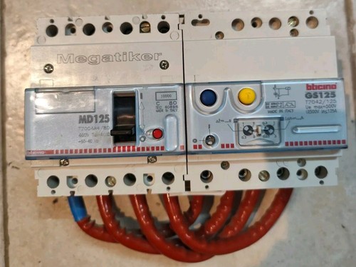 Bticino megatiker md125 gs125 - megatiker, md125-gs125