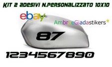 kit 2 adesivi numero