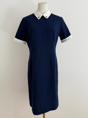 Vintage kleid navy - vintage,