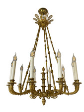 Antico Lampadario a dieci luci