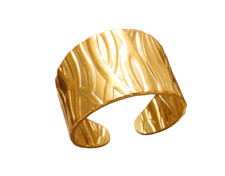 Anello in Acciaio SS 316L placcato ORO 13K