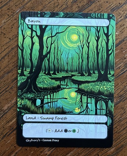 Mtg bayou van - -,