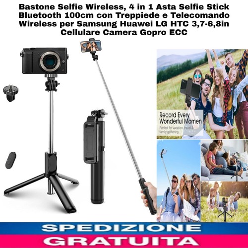 Bastone selfie wireless - selfie, 4