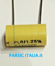 27400pF 63V 1.25% Radial Film Capacitor PLR/1.25% MCE L=17 x D= 9mm  ( =10PEZZI)