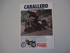 advertising Pubblicità 1976 MOTO FANTIC TX 150 CABALLERO 125 cc MOD '75