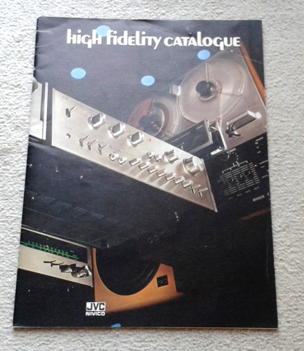 Raro catalogo jvc nivico - catalogo, hi-fi