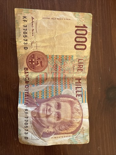 Una moneta carta - di, mille