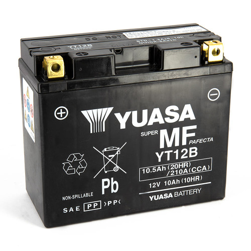 Batteria moto yuasa yt12b - moto, yt12b-bs