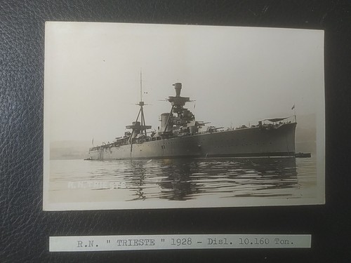 Cruiser ship trieste old - ,