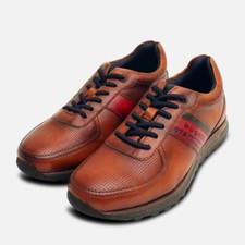 Designer Bugatti Tan Leather