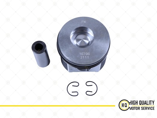 Piston with ring std - with, for