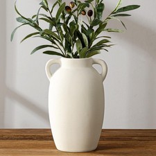 Vaso ceramica bianca - vaso, in