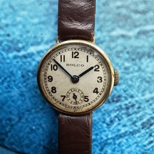 Orologio da polso donna vintage in oro massiccio 9k Rolex Rolco carica manuale ricambi o...