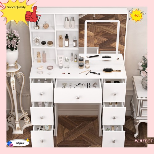 Set scrivania vanity con luci - con,