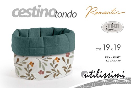 Cestino tondo pane portapane