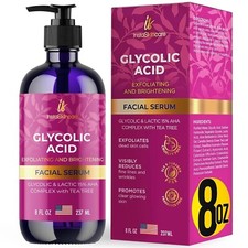 Siero all'acido glicolico per viso forza 15% - formato extra large (8 oz)