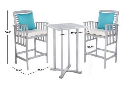 Safavieh set tavolo bistrot - safavieh,