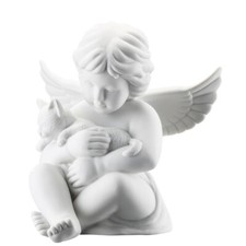 Rosenthal, Figurina Angelo con Gatto, Porcellana