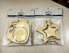 Piccole Cornici Ricamo Legno