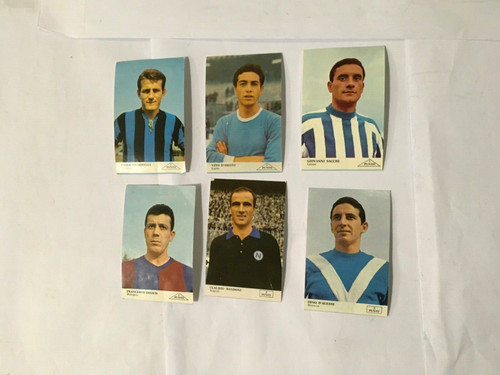 Lotto sei figurine calciatori - figurine,