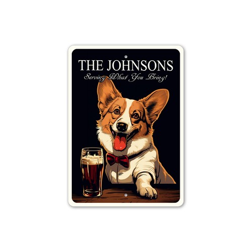 Insegna pembroke welsh corgi - insegna,