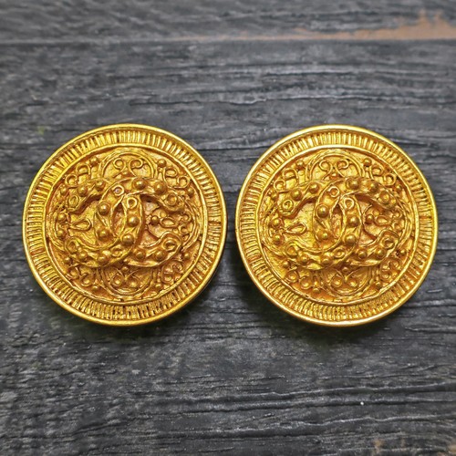 Orecchini chanel placcati oro - orecchini,