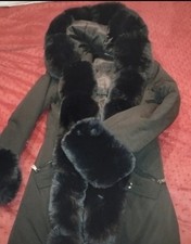 Parka Donna Pelliccia Rimovibile Tg M