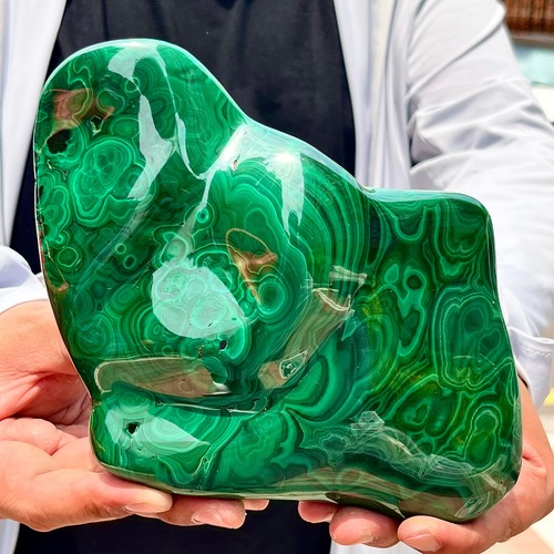 Grappolo trasparente malachite
