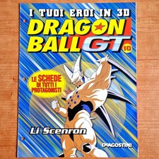 Fascicolo #10 LI SCENRON Schede I Tuoi Eroi In 3D DRAGON BALL GT De Agostini  