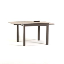 Set da giardino tavolo allungabile 90/180x90cm 6 sedie in alluminio MARK+DINA