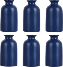 Set Di 6 Vasi in Ceramica Blu