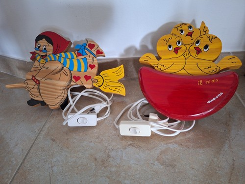 Vintage coppia lampade - coppia,
