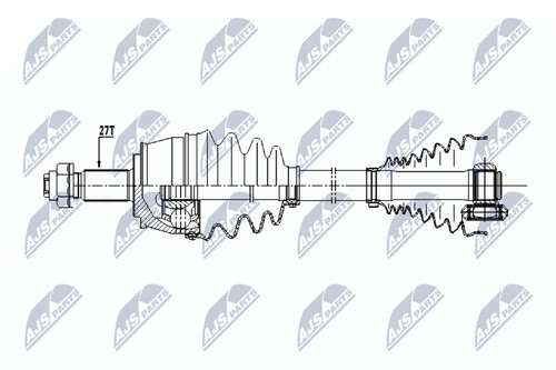 Albero motore nty npw 035 - nty, npw-ft-035