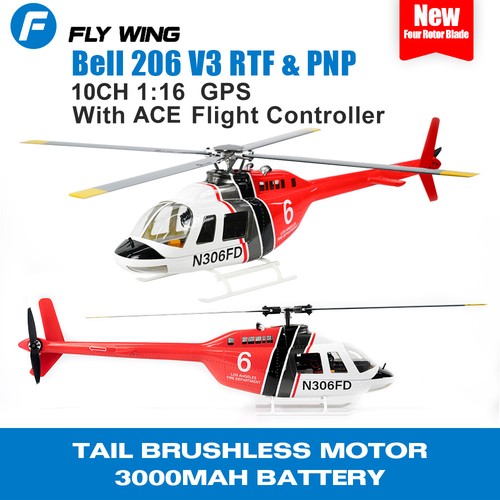 Flywing bell 206 elicottero - bell,
